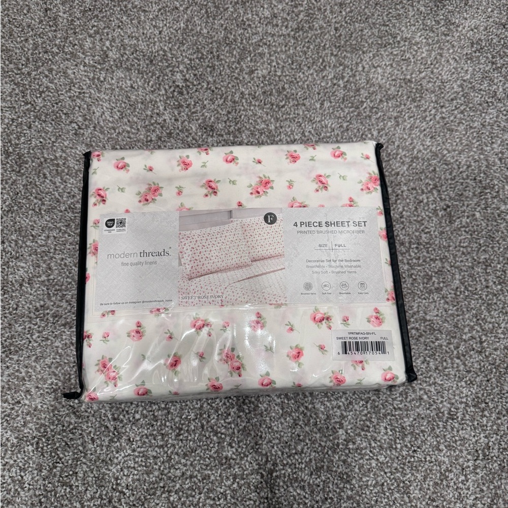 Floral Sheet Set - Pink
